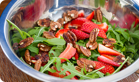 Strawberry Arugula Salad